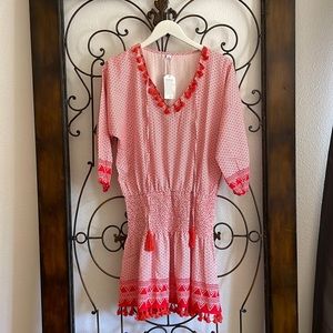 This is the perfect vacation dress or cover up!